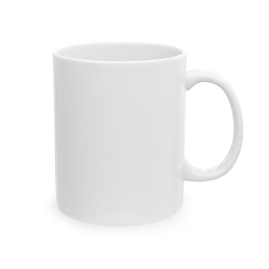 Pia's Paws Coffee Mug featuring the Pia & Crazy Heart Design