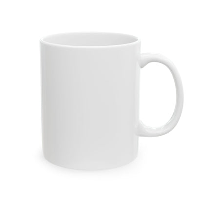 Pia's Paws Coffee Mug featuring the Pia & Crazy Heart Design